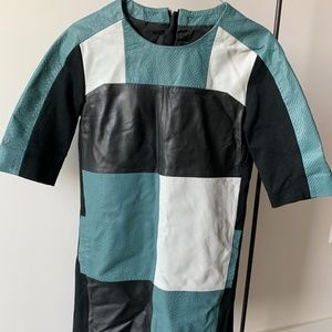 Max&Co. Leather Dress, size 00